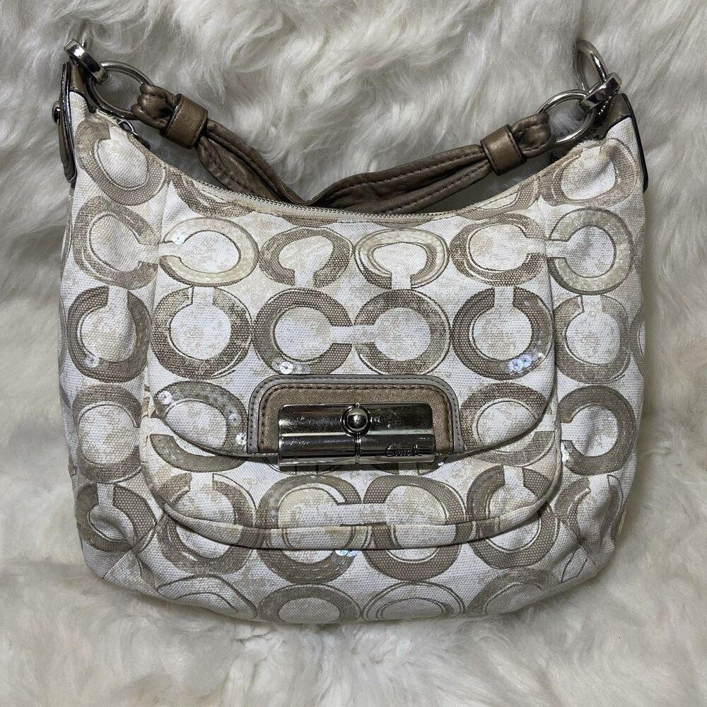 Coach Kri Sequin Shoulder Bag
